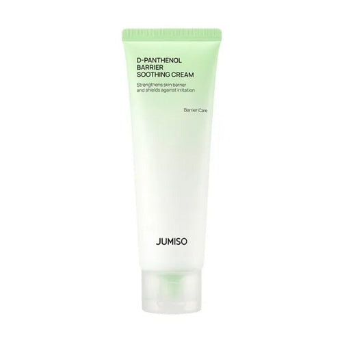 Jumiso D-Panthenol Barrier Soothing Cream – 80ml clinical barrier-repair cream powered by 10% D-Panthenol, Centella Asiatica, and Madecassoside available at Atelier De Glow UAE.