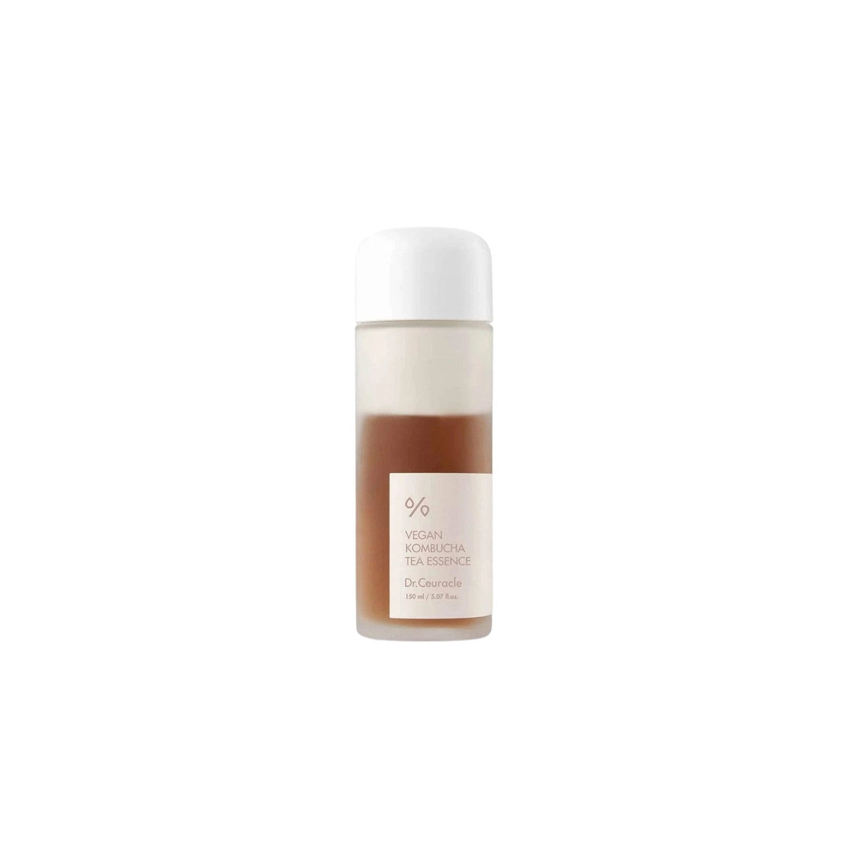Dr. Ceuracle Vegan Kombucha Tea Essence – 150ml Korean bi-phase essence with Fermented Black Tea and Sunflower Seed Oil available at Atelier De Glow UAE.