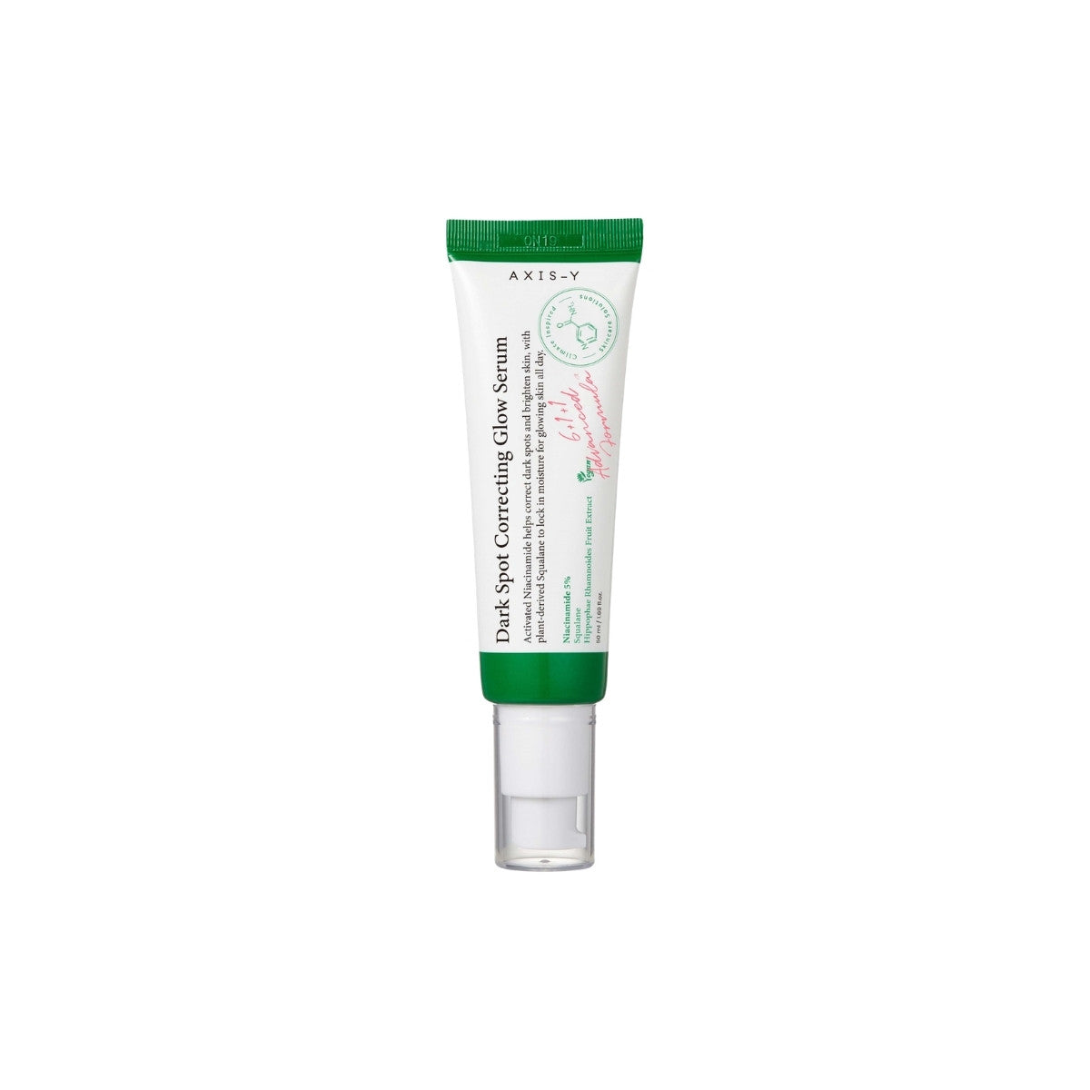 AXIS-Y Dark Spot Correcting Glow Serum – 5% Niacinamide and Squalane Korean brightening serum available at Atelier De Glow UAE.