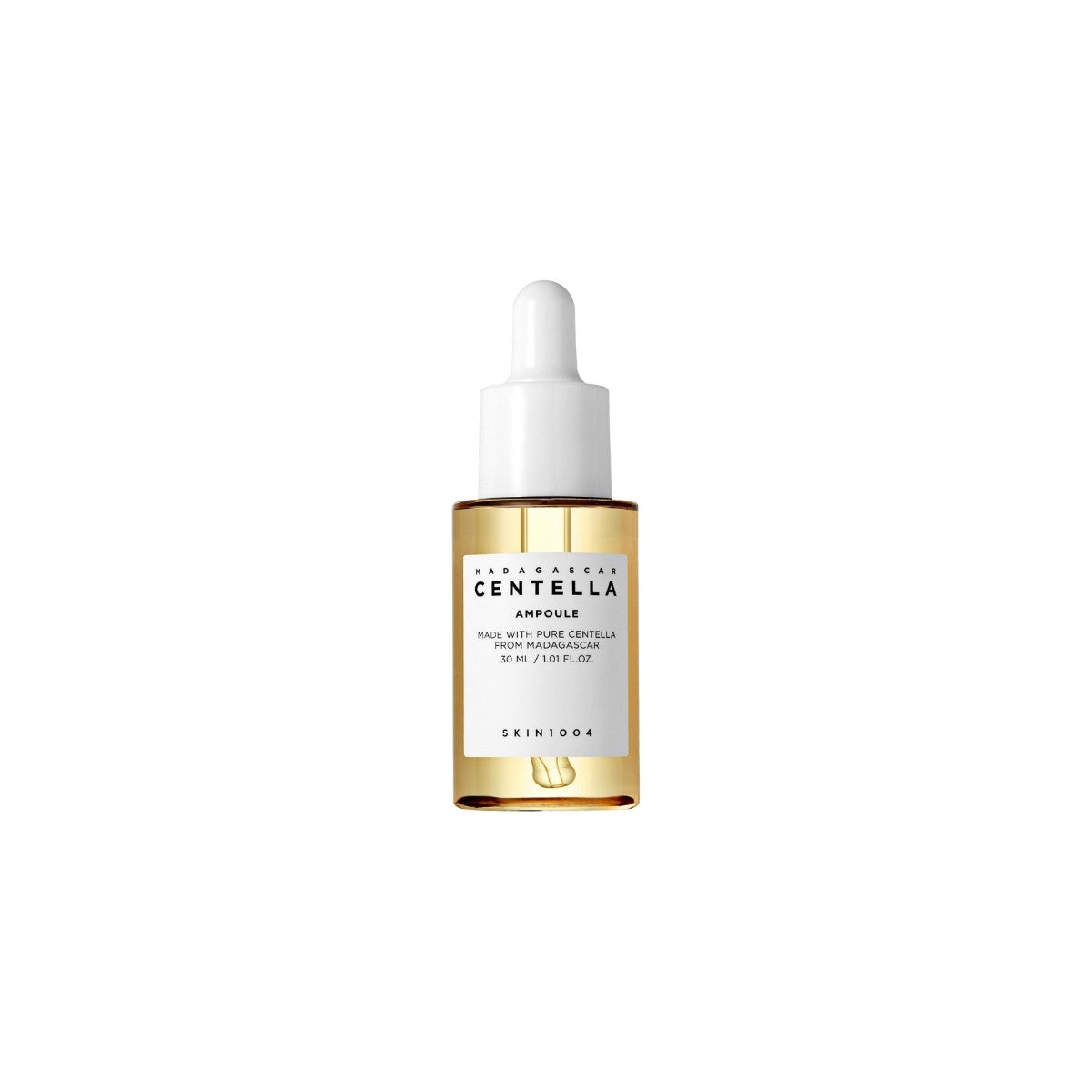 SKIN1004 Madagascar Centella Asiatica Ampoule for calming redness, repairing damaged skin barriers, and soothing inflammation from Atelier De Glow UAE.