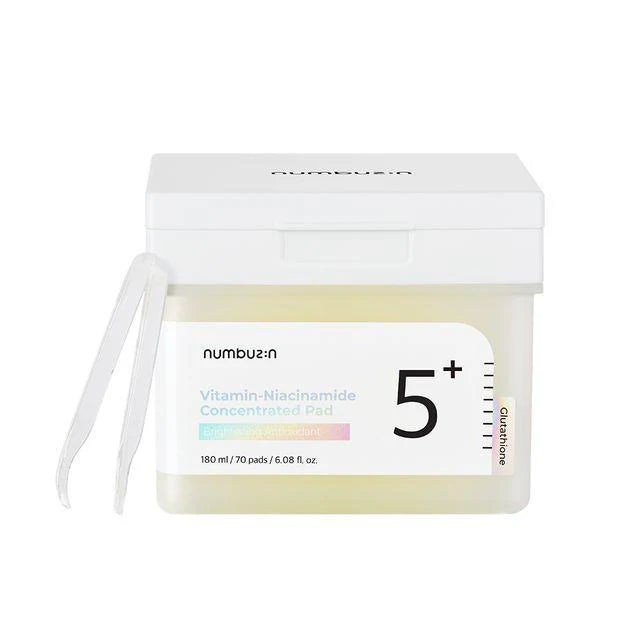 Numbuzin No.5 Vitamin-Niacinamide Concentrated Pad | Atelier De Glow UAE