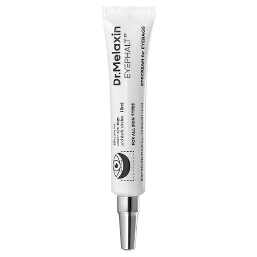 Dr.Melaxin Eyephalt Eyebag Cream β 10ml Korean clinical eye treatment for reducing under-eye bags and sagging available at Atelier De Glow UAE.