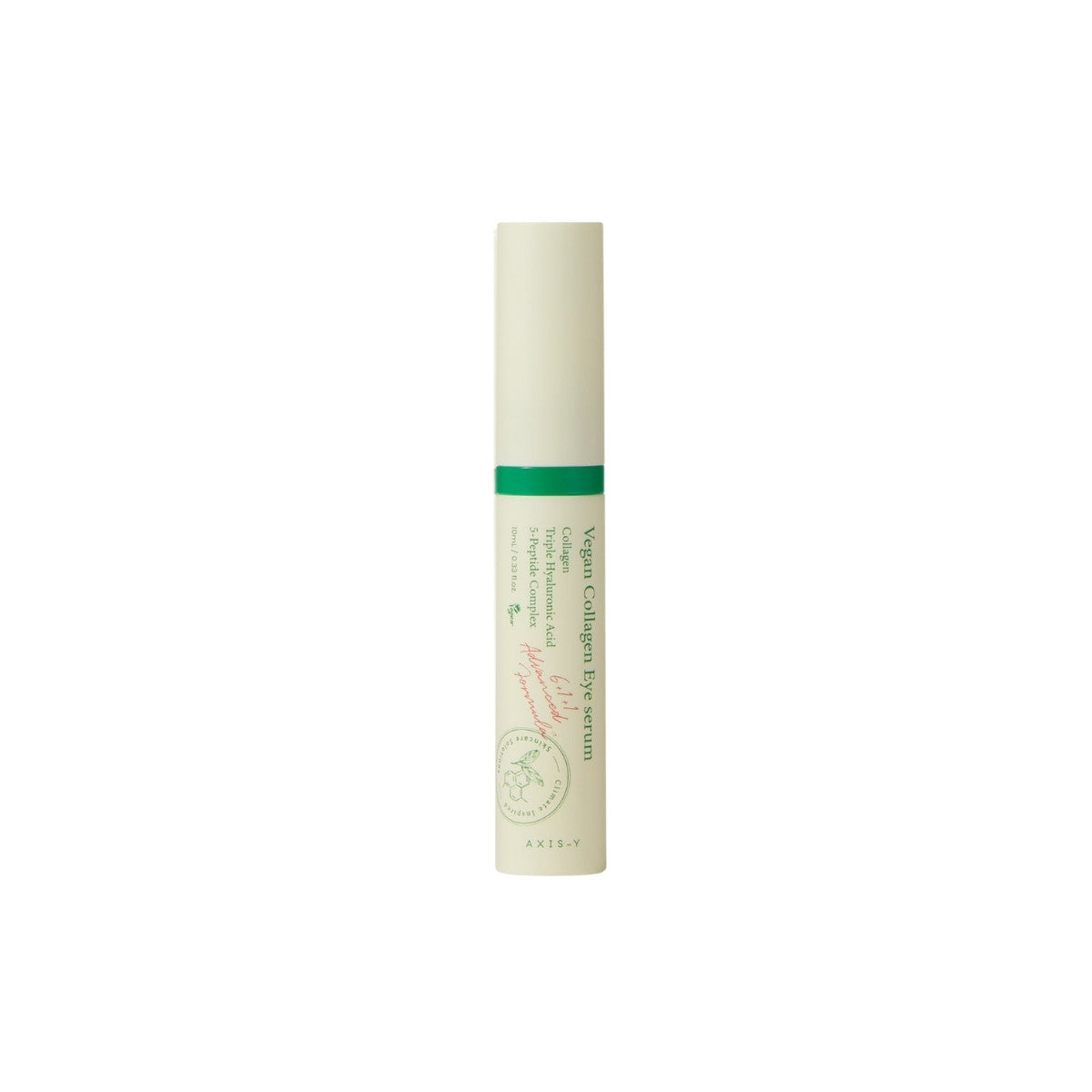 AXIS-Y Vegan Collagen Eye Serum – Targeted Korean eye treatment with Bakuchiol and Peptides available at Atelier De Glow UAE.