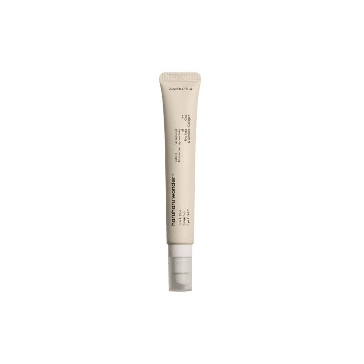 Haruharu Wonder Black Rice Bakuchiol Eye Cream – 20ml Korean eye treatment with Bakuchiol and fermented Black Rice available at Atelier De Glow UAE.