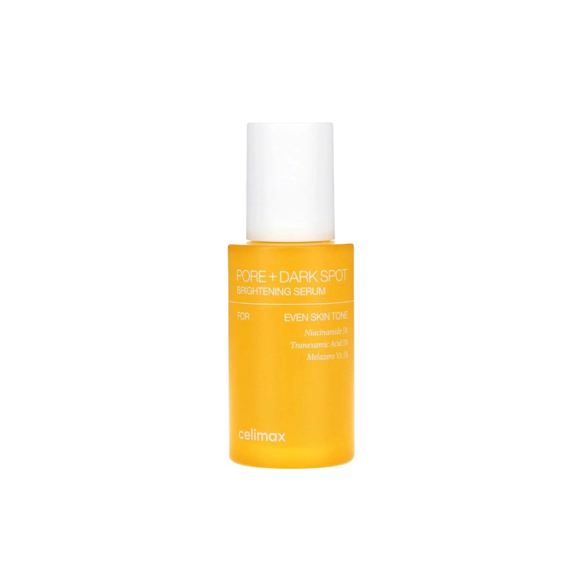 celimax Pore+Dark Spot Brightening Serum – 30ml Korean serum with 5% Niacinamide and Tranexamic Acid available at Atelier De Glow UAE.