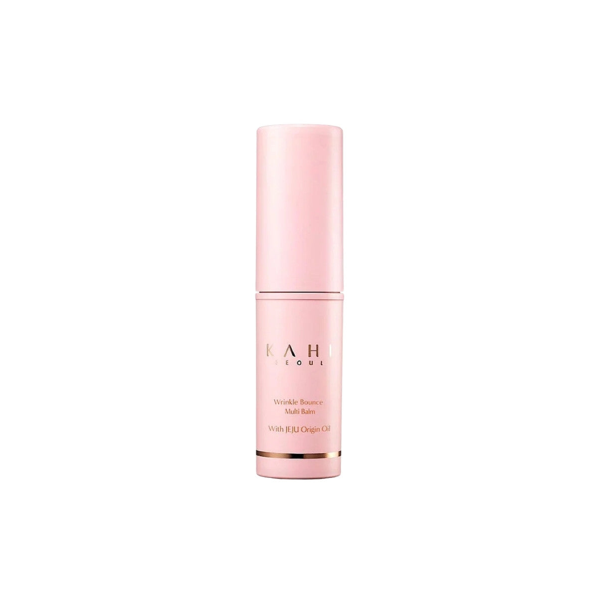 KAHI Wrinkle Bounce Multi Balm pink stick – Iconic Korean Salmon Collagen balm for instant hydration and glow available at Atelier De Glow UAE.