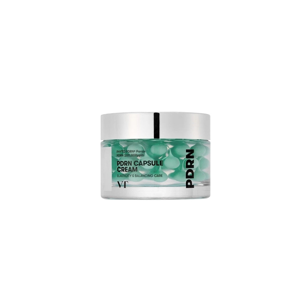 VT Cosmetics PDRN Capsule Cream 100 – 50ml regenerative face cream with PDRN DNA capsules available at Atelier De Glow UAE.