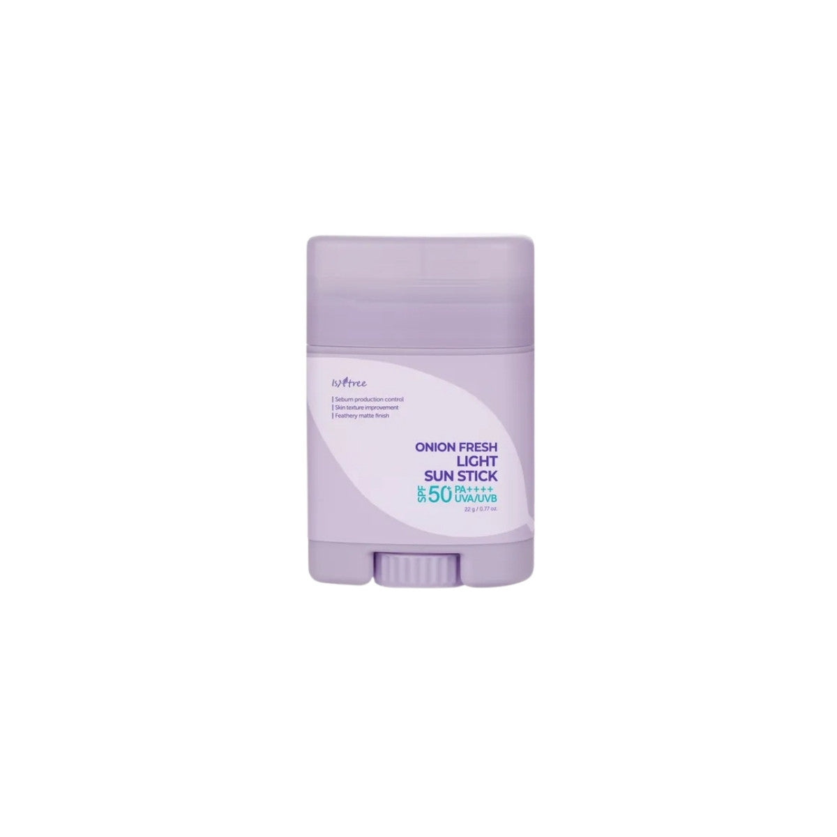 Isntree Onion Fresh Light Sun Stick β 22g broad-spectrum SPF 50+ PA++++ with Red Onion Extract available at Atelier De Glow UAE.