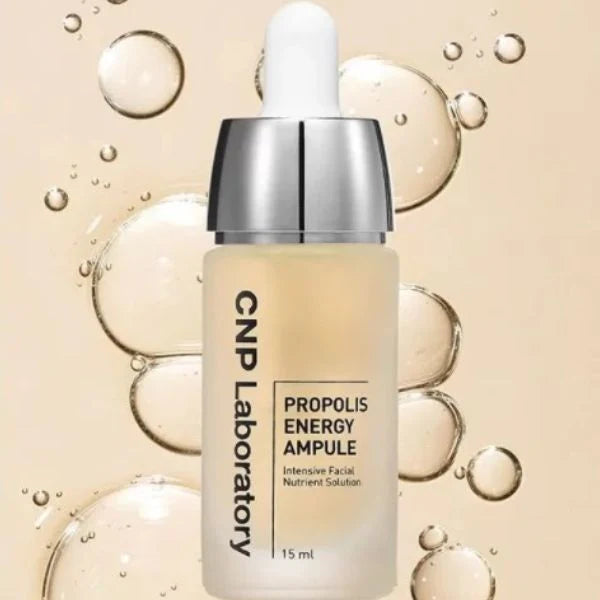 CNP Laboratory Propolis β Professional-grade Korean "Honey Glow" ampoule for skin barrier support, anti-inflammation, and intensive moisture, shop at Atelier De Glow UAE.