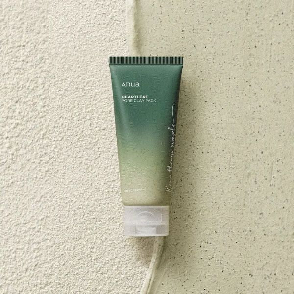Anua Heartleaf Pore Clay Pack – Professional-grade Korean skincare for sebum control, pore-tightening, and reducing heat-redness, shop at Atelier De Glow UAE.