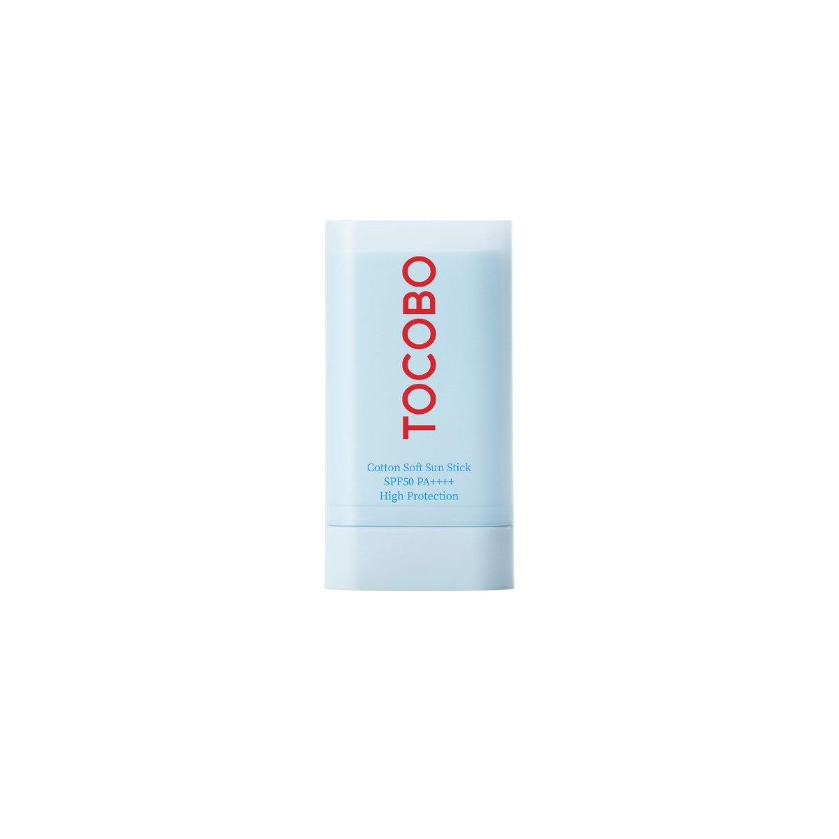 TOCOBO Cotton Soft Sun Stick SPF 50+ PA++++ – Matte finish Korean sun stick for easy reapplication over makeup available at Atelier De Glow UAE.