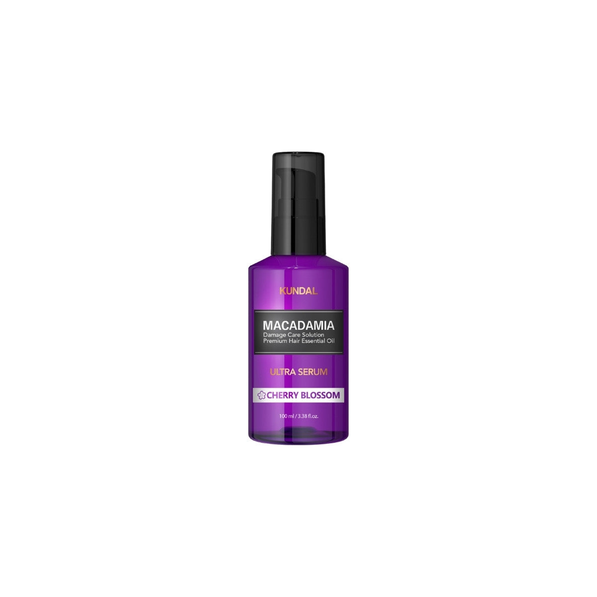 KUNDAL Macadamia Ultra Hair Serum 100ml bottle β Pure Macadamia and Argan Oil infused Korean hair treatment available at Atelier De Glow UAE.