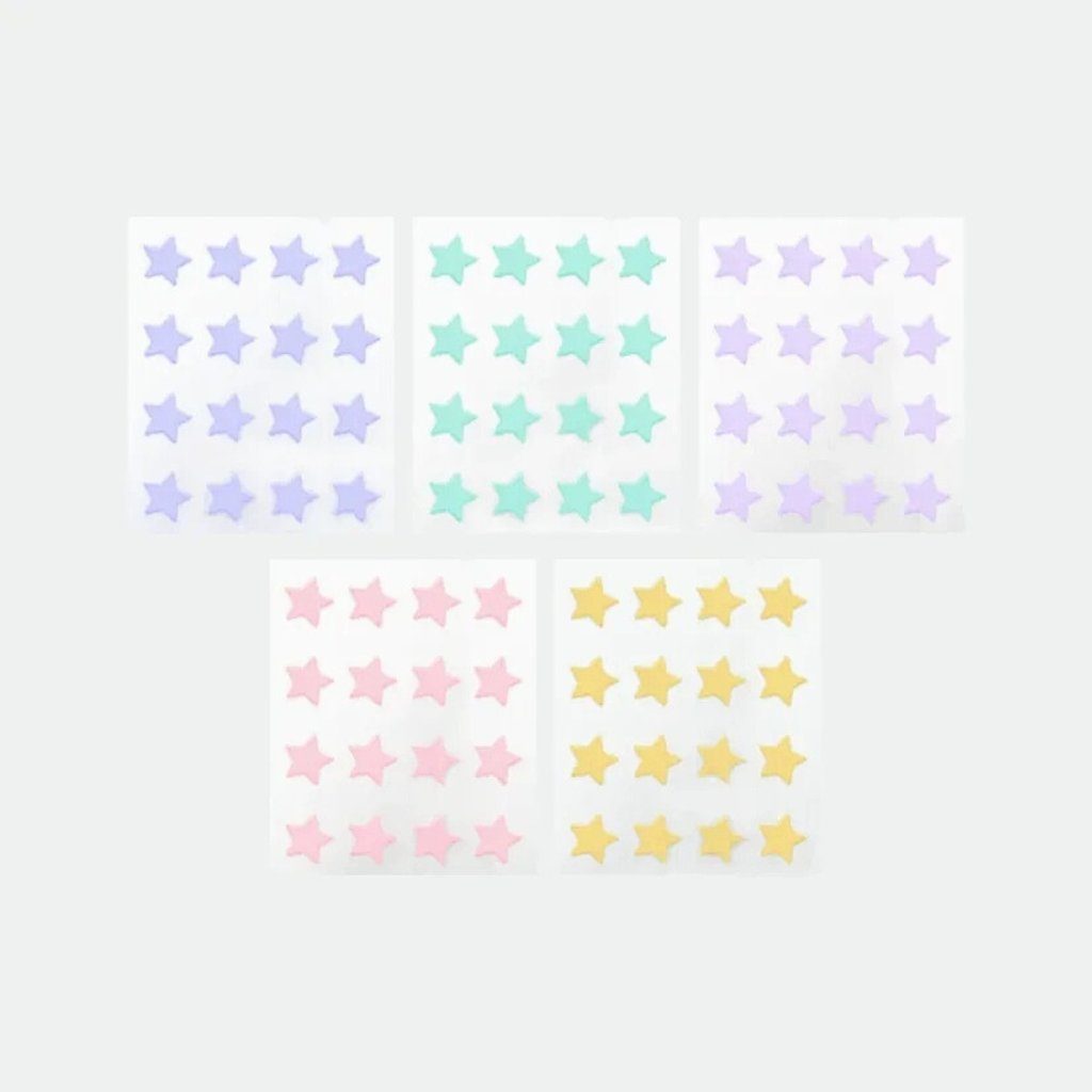OOTD Star Spot Patch for shrinking pimples, soothing redness, and preventing scarring with medical-grade hydrocolloid protection from Atelier De Glow UAE.