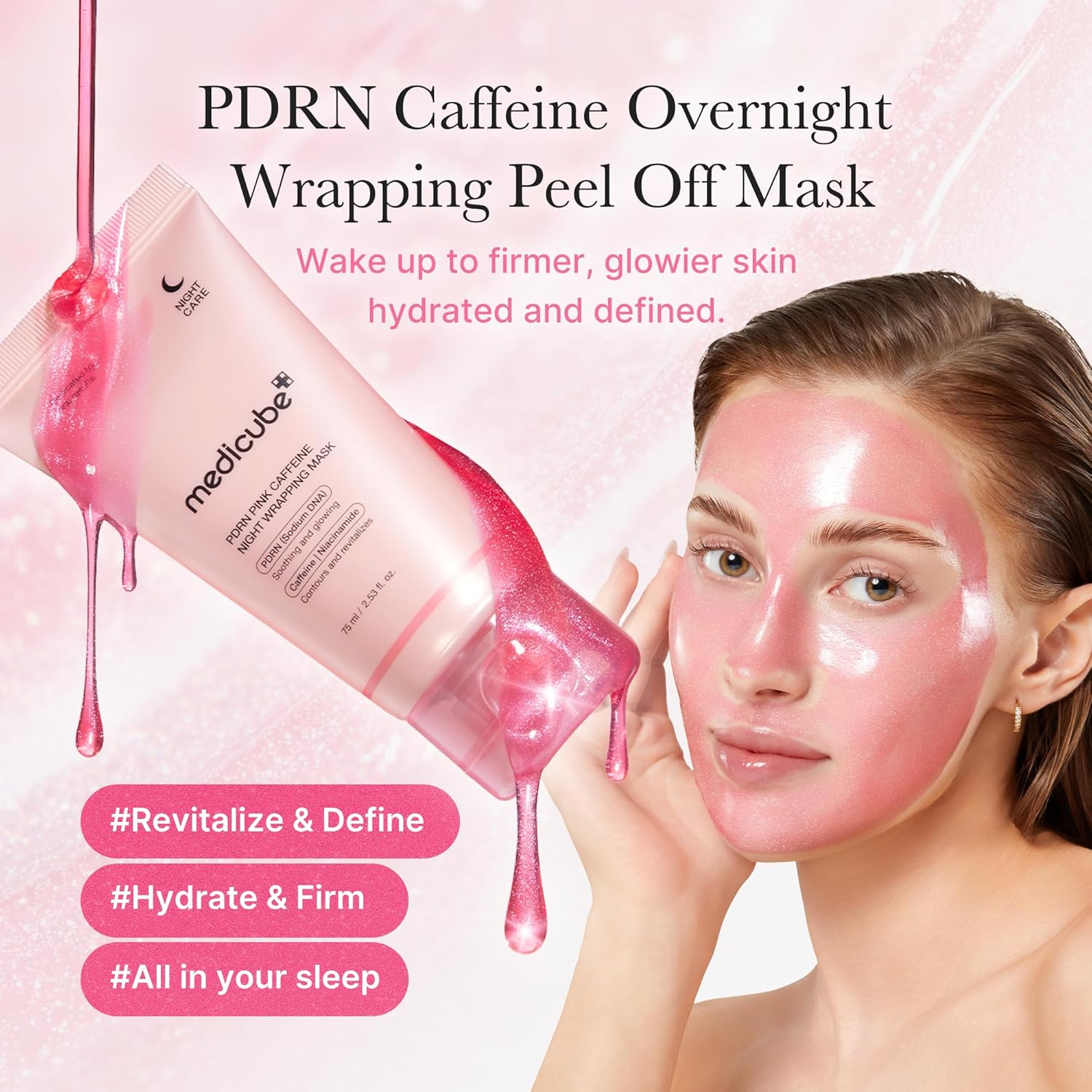 Atelier De Glow UAE Medicube PDRN Caffeine Night Wrapping Mask