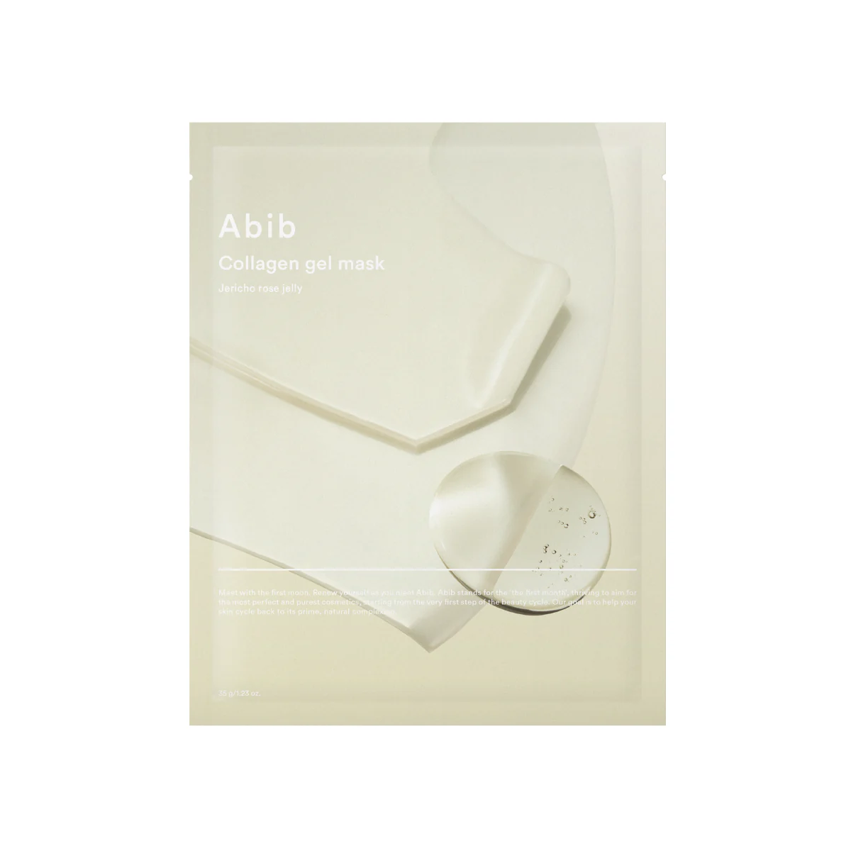 Abib Collagen Gel Mask Jericho Rose Jelly – Vegan Collagen and Rose of Jericho (Resurrection Plant) infused Korean hydrogel mask available at Atelier De Glow UAE.