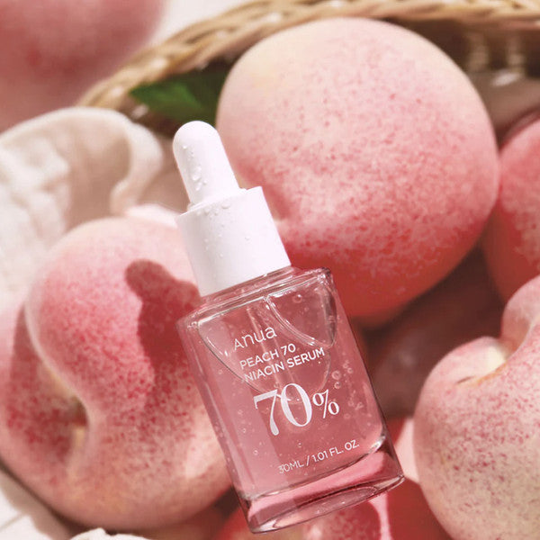 Lightweight, fast-absorbing, and hydrating serum texture by Anua that leaves skin feeling plump, dewy, and refreshed without stickiness at Atelier De Glow UAE.