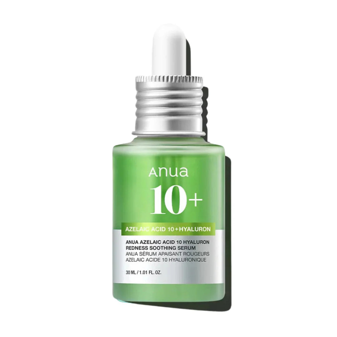 Anua Azelaic Acid 10 Hyaluron Redness Soothing Serum 30ml β Anti-inflammatory Azelaic Acid and 10-layer Hyaluronic Acid Korean serum at Atelier De Glow UAE.