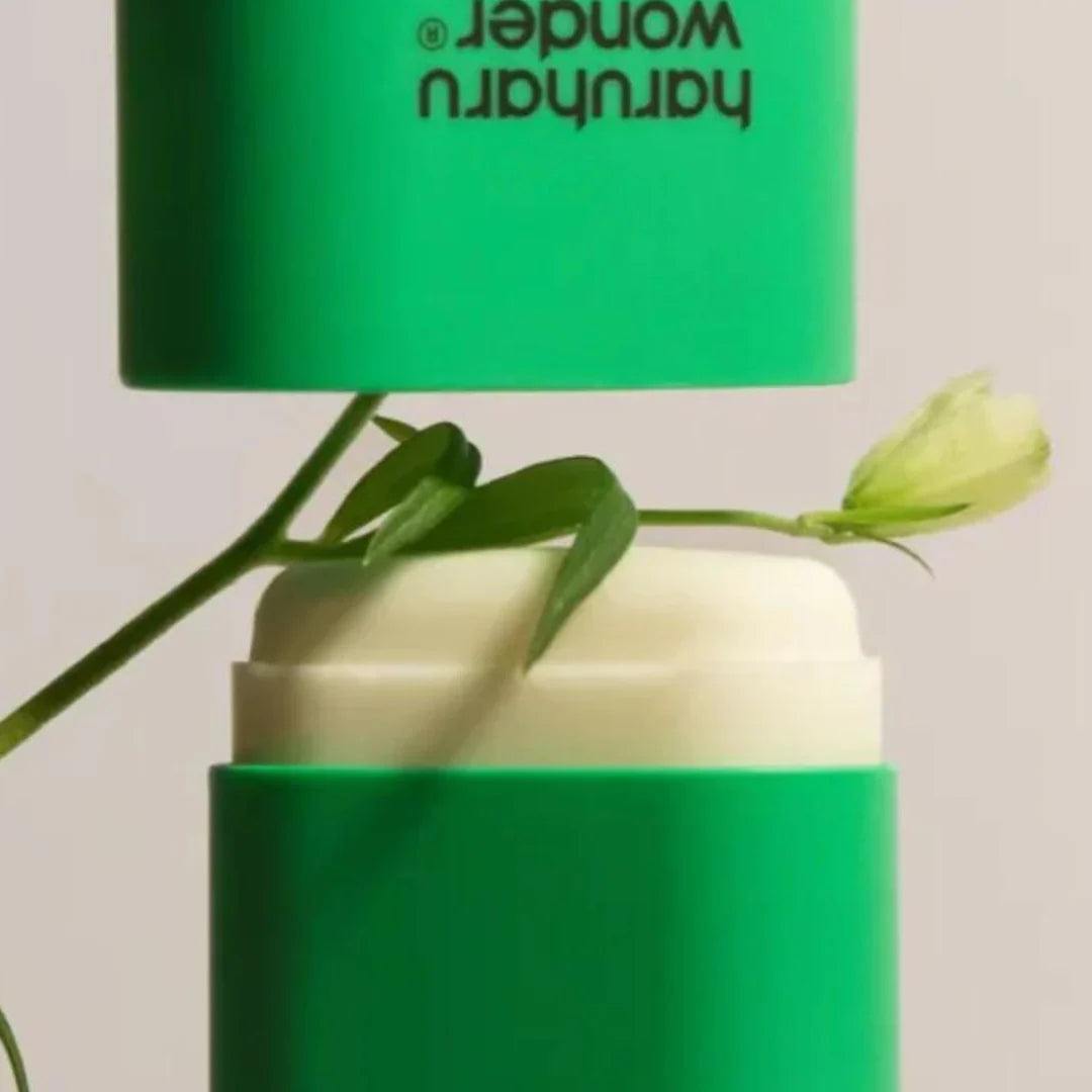 Ultra-light, zero-white-cast texture of Haruharu Black Bamboo Sun Shield β Fast-absorbing, moisturizing sun cream with a natural finish at Atelier De Glow UAE.