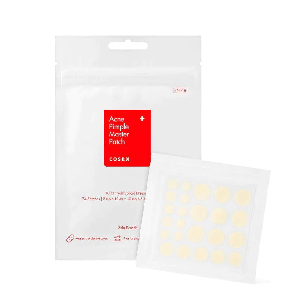 COSRX Pimple Patches for preventing acne scarring and heat-induced breakouts in Dubai β Waterproof Korean blemish care with fast UAE delivery.