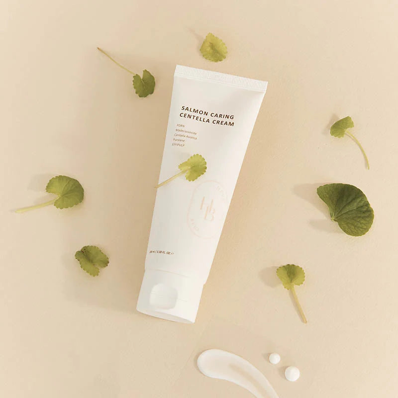 HEVEBLUE Salmon Caring Centella Cream | Atelier De Glow UAE