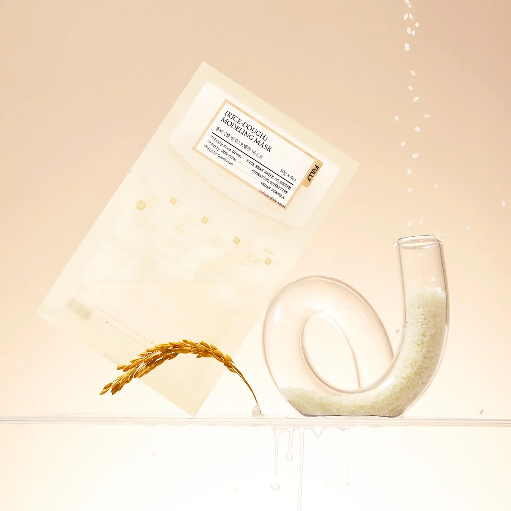 Fully mask for dull skin, uneven tone, and dehydration – Intensive brightening and cooling modeling mask treatment from Atelier De Glow UAE.