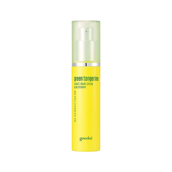 Goodal Green Tangerine Vita C Dark Circle Eye Cream – 30ml Korean eye treatment with cold-pressed Green Tangerine Extract for brightening at Atelier De Glow UAE.
