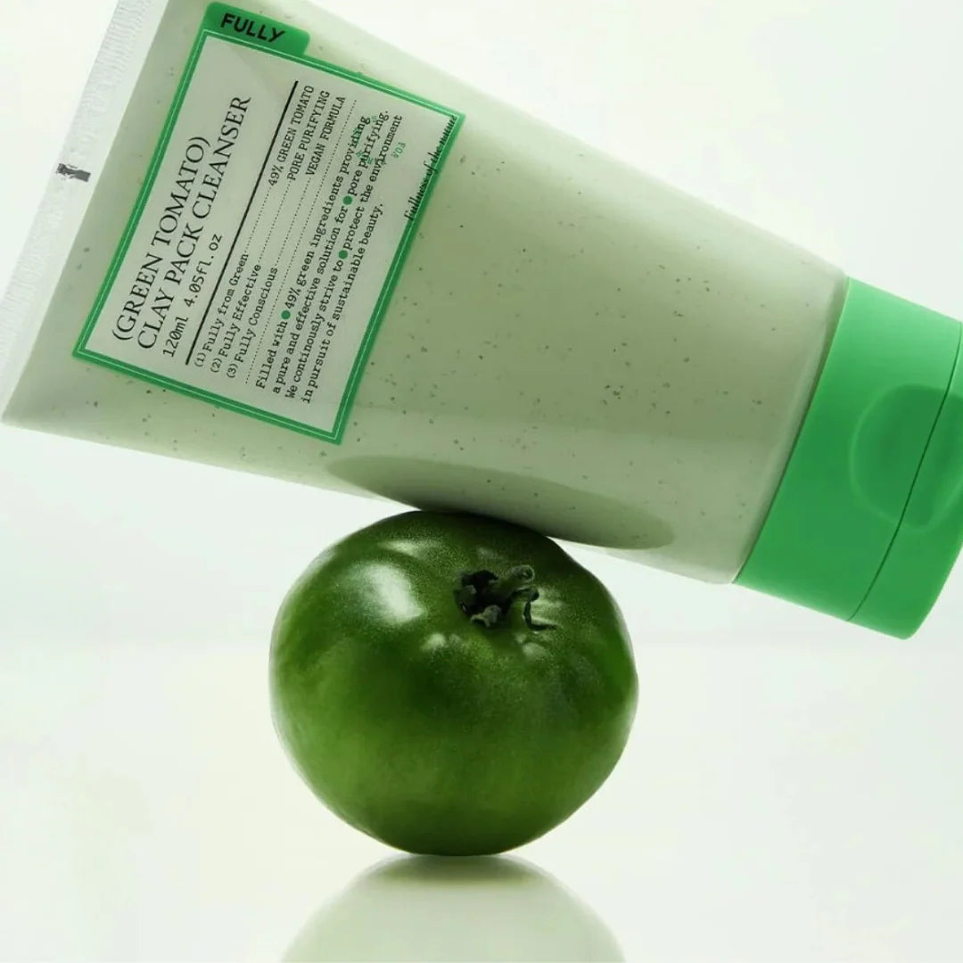 Fully Green Tomato β Professional-grade "Pore-Shrinking" cleanser for achieving a smooth, matte, and radiant "Glass Skin" look, shop at Atelier De Glow UAE.