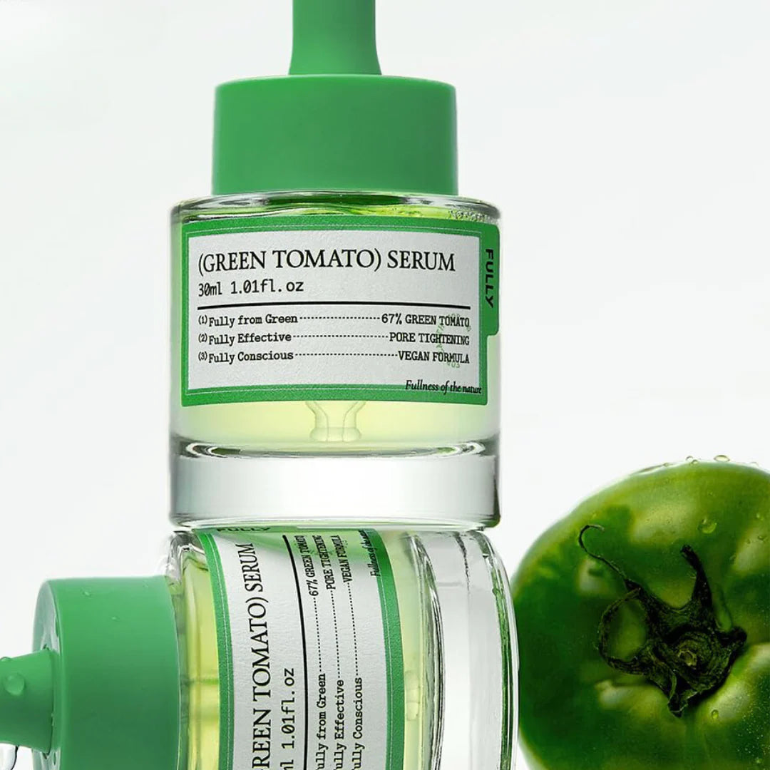 Fully Green Tomato β Professional-grade "Pore Architect" for achieving a firm, airbrushed, and radiant "Glass Skin" look, shop at Atelier De Glow UAE.