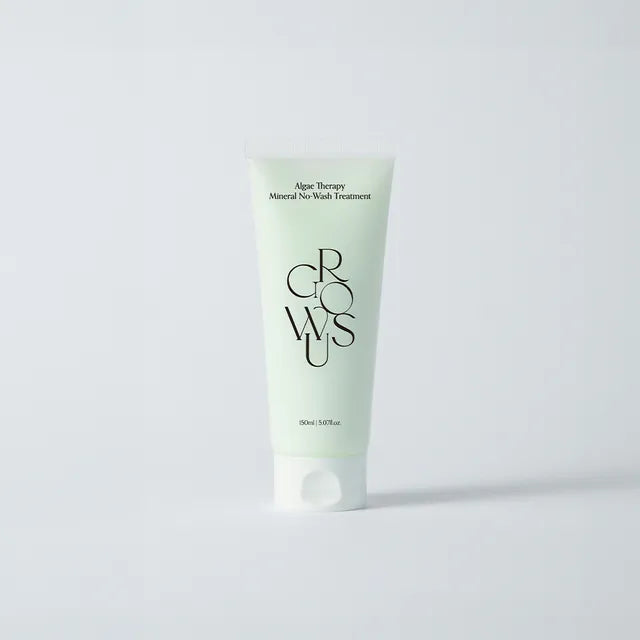 Non-greasy mist texture of GROWUS Algae Therapy Mineral Treatment β Lightweight, mineral-rich leave-in spray for silky hair at Atelier De Glow UAE.