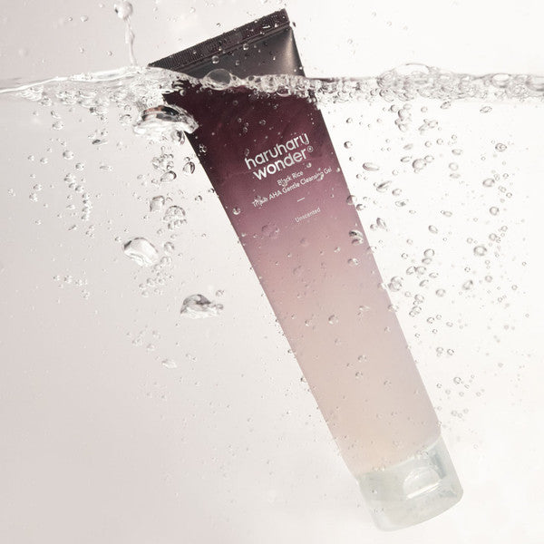 Haruharu Wonder Black Rice Triple AHA Gentle Cleansing Gel | Atelier De Glow UAE