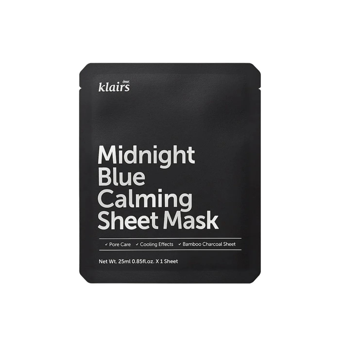 dear klairs midnight blue calming sheet mask set 2024 version 25ml x 5 sheets