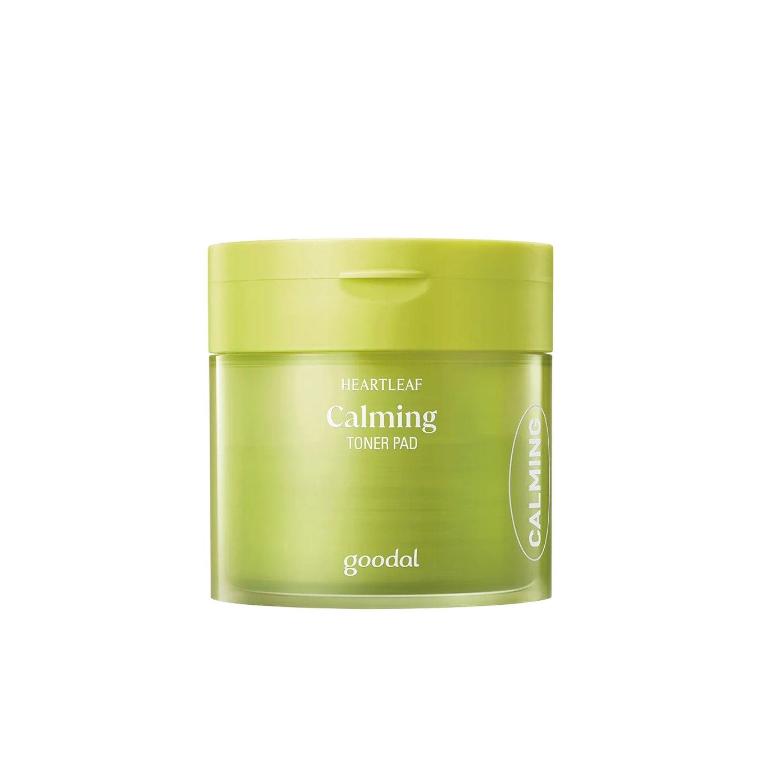 Goodal Heartleaf Calming Toner Pads β 70-count Korean soothing pads with Jeju Heartleaf Extract and Althaea Rosea Root available at Atelier De Glow UAE.