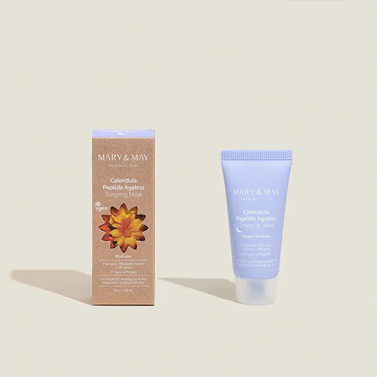 Mary & May Calendula Peptide Ageless Sleeping Mask - Atelier De Glow