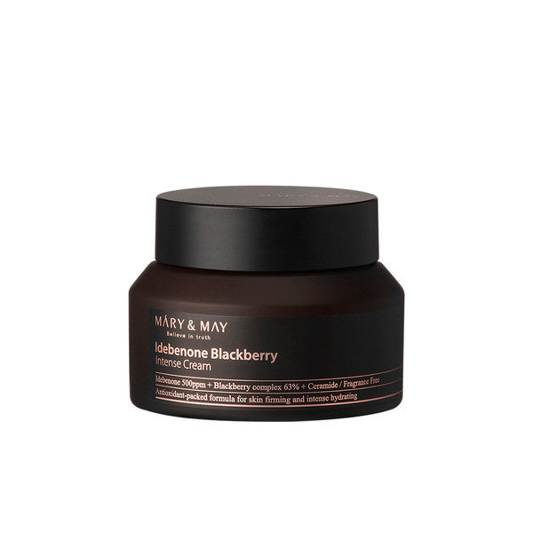 Mary&May Idebenone Blackberry Intense Cream - Skin rejuvenation powerhouse.