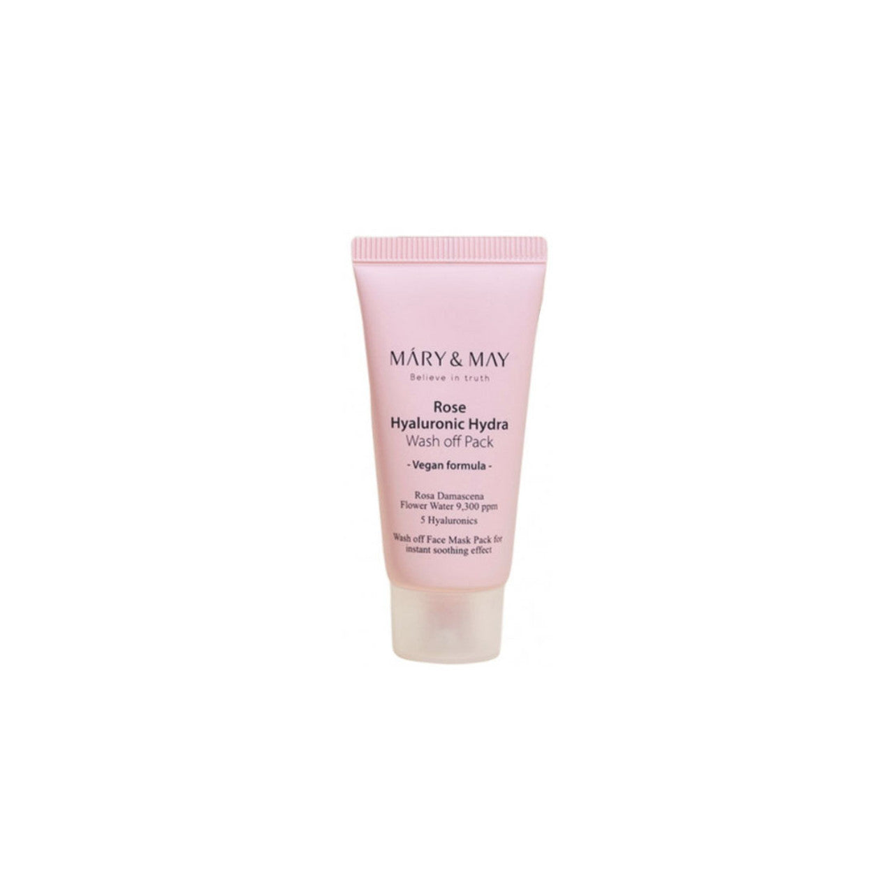 Mary & May Rose Hyaluronic Hydra Wash-off Pack Mini - Nourishing skincare treat.