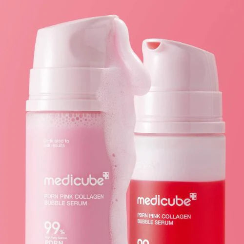 Medicube PDRN Pink Collagen Bubble Serum | Atelier De Glow UAE