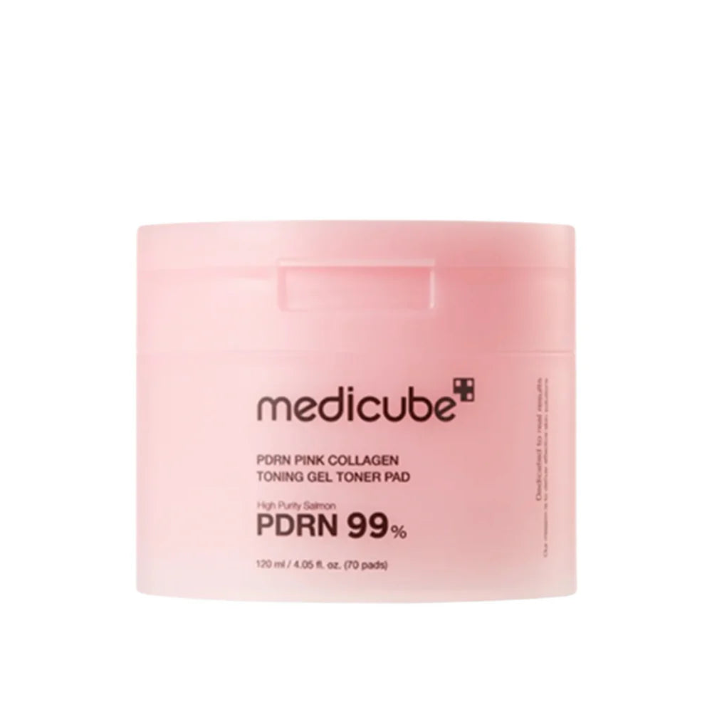 Medicube PDRN Pink Collagen Toning Gel Toner Pad | Atelier De Glow UAE
