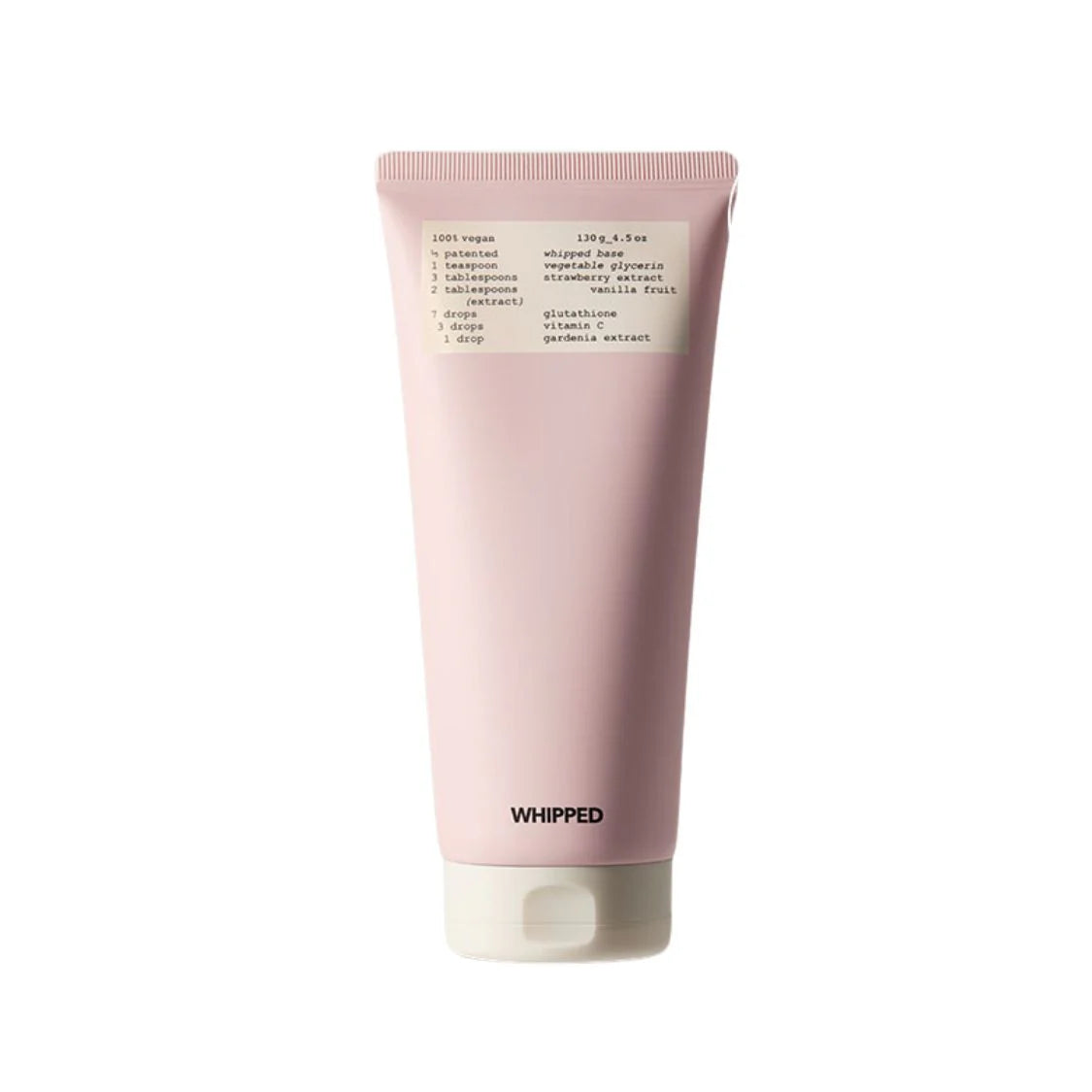 WHIPPED Vegan Pack Cleanser DDalva – 130g premium strawberry and shea butter 2-in-1 pack-cleanser with a whipped meringue texture available at Atelier De Glow UAE.
