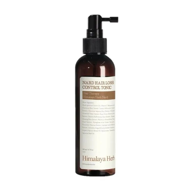 NARD Hair Loss Control Tonic β 200ml scalp treatment with Himalayan Spikenard herb and cooling L-Menthol available at Atelier De Glow UAE.