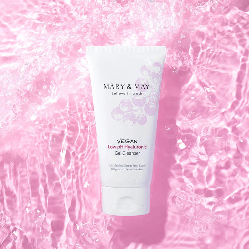 Mary & May Vegan Low pH Hyaluronic Gel Cleanser | Atelier De Glow UAE