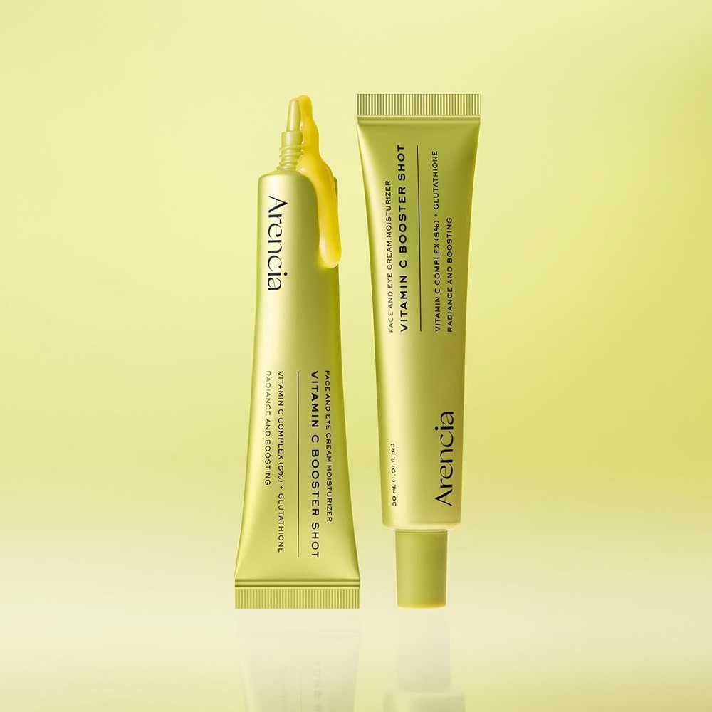 Arencia Vitamin C serum for stubborn dark spots, uneven sun pigmentation, and chronic sallow skin tones – Radiance booster from Atelier De Glow UAE.