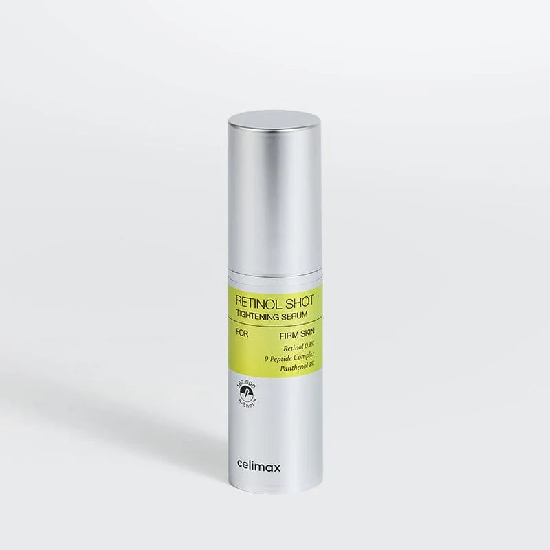 celimax Retinol Serum for repairing sun-damaged skin and tightening sagging pores in Dubai – High-stability Korean treatment with fast UAE delivery.