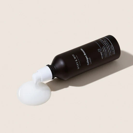 Mary & May Collagen Booster – Professional-grade "Elasticity Infusion" for achieving a tight, luminous, and youthful "Glass Skin" look, shop at Atelier De Glow UAE.