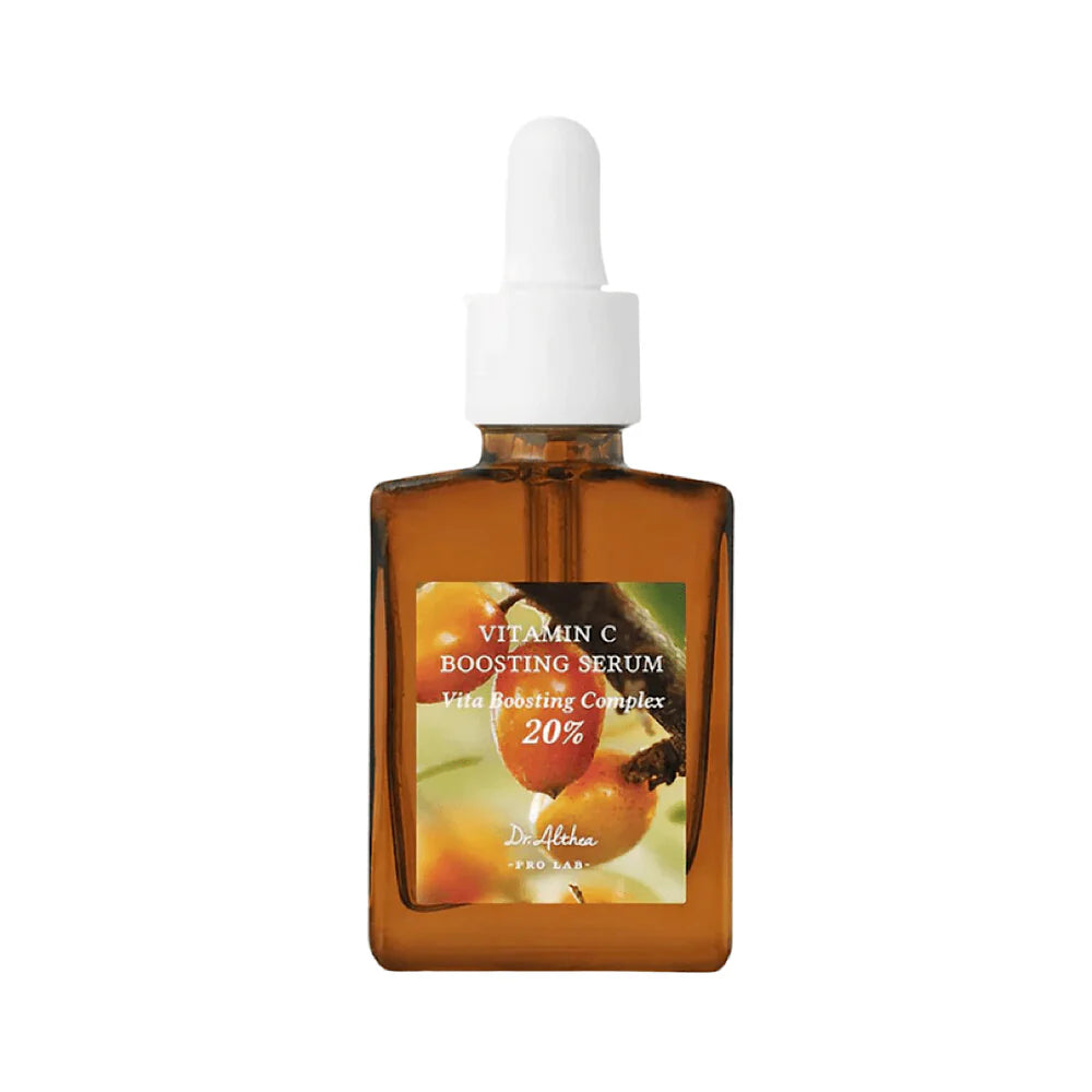 Dr. Althea Vitamin C Boosting Serum – 30ml Korean serum with 20% Boosting Complex and stable Vitamin C available at Atelier De Glow UAE.