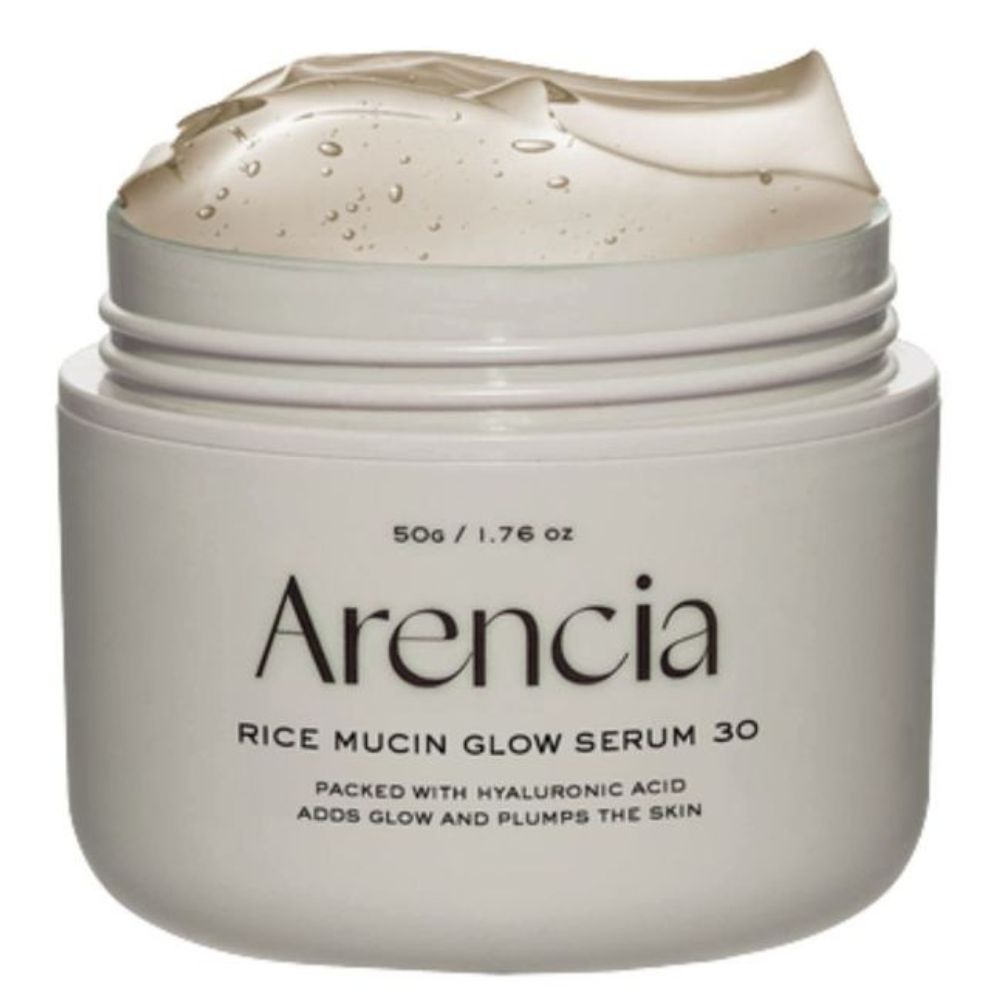 Arencia Rice Mucin Glow Serum – Professional-grade Korean skincare for pore refining, intense hydration, and natural radiance, shop at Atelier De Glow UAE.