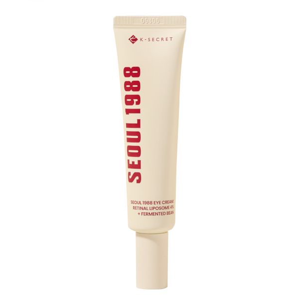 KSECRET SEOUL 1988 Eye Cream Retinal Liposome 4% + Fermented Bean β 30ml clinical-strength anti-aging night eye cream available at Atelier De Glow UAE.
