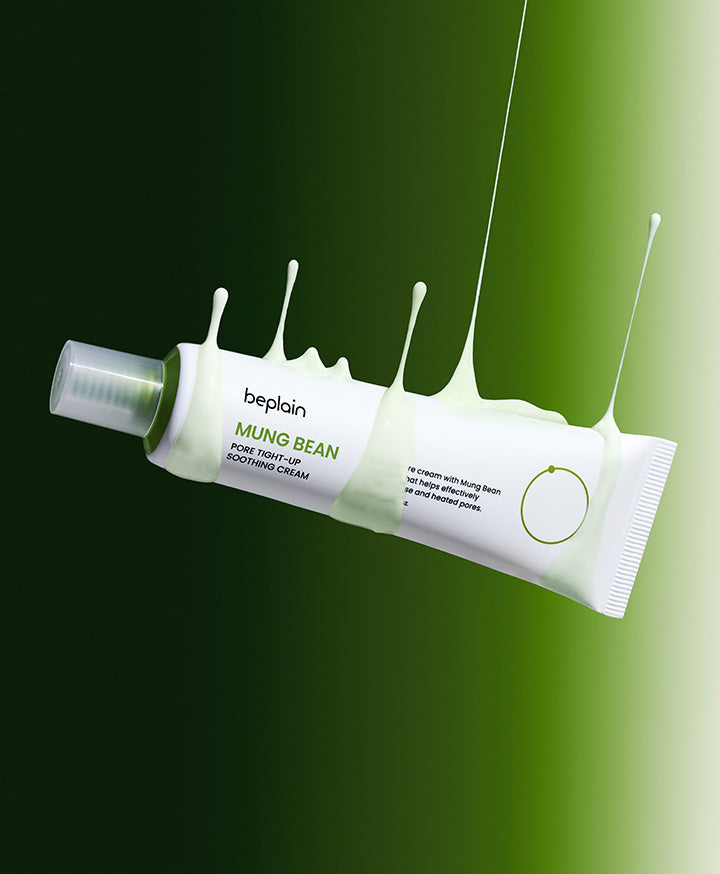 beplain Mung Bean Cream for reducing enlarged pores and cooling skin in Dubai heat β Lightweight oil-control moisturizer with fast UAE delivery.