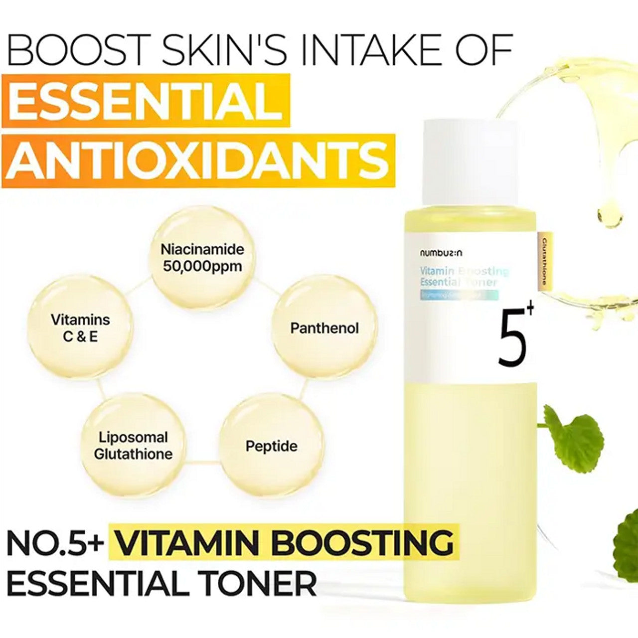 Numbuzin No.5 Vitamin Boosting Essential Toner | Atelier De Glow UAE