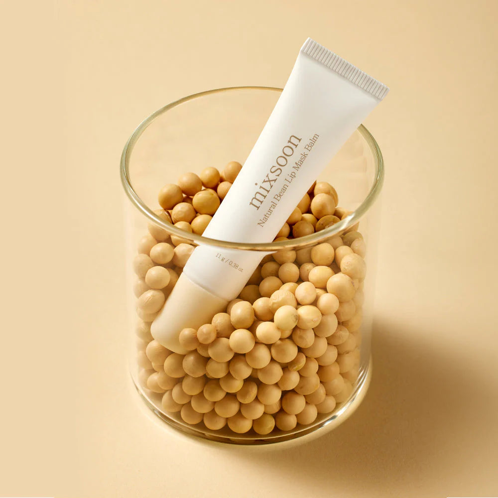 mixsoon lip balm for chapped lips, painful cracking, and peeling β Deeply restorative "Lacto-Bean" barrier balm from Atelier De Glow UAE.
