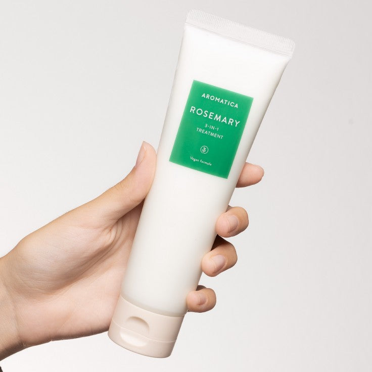AROMATICA Rosemary Treatment for hard-water damage and sun-parched hair in Dubai – Strengthening Korean hair care with fast UAE delivery.